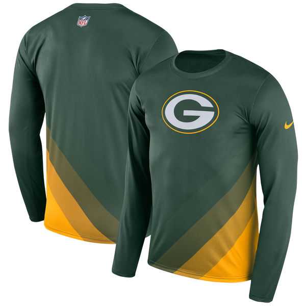 Green Bay Packers Nike Green Sideline Legend Prism Performance Long Sleeve T-Shirt,We sell and wholesale Green Bay Packers Nike Green Sideline Legend Prism Performance Long Sleeve T-Shirt on line form chian!